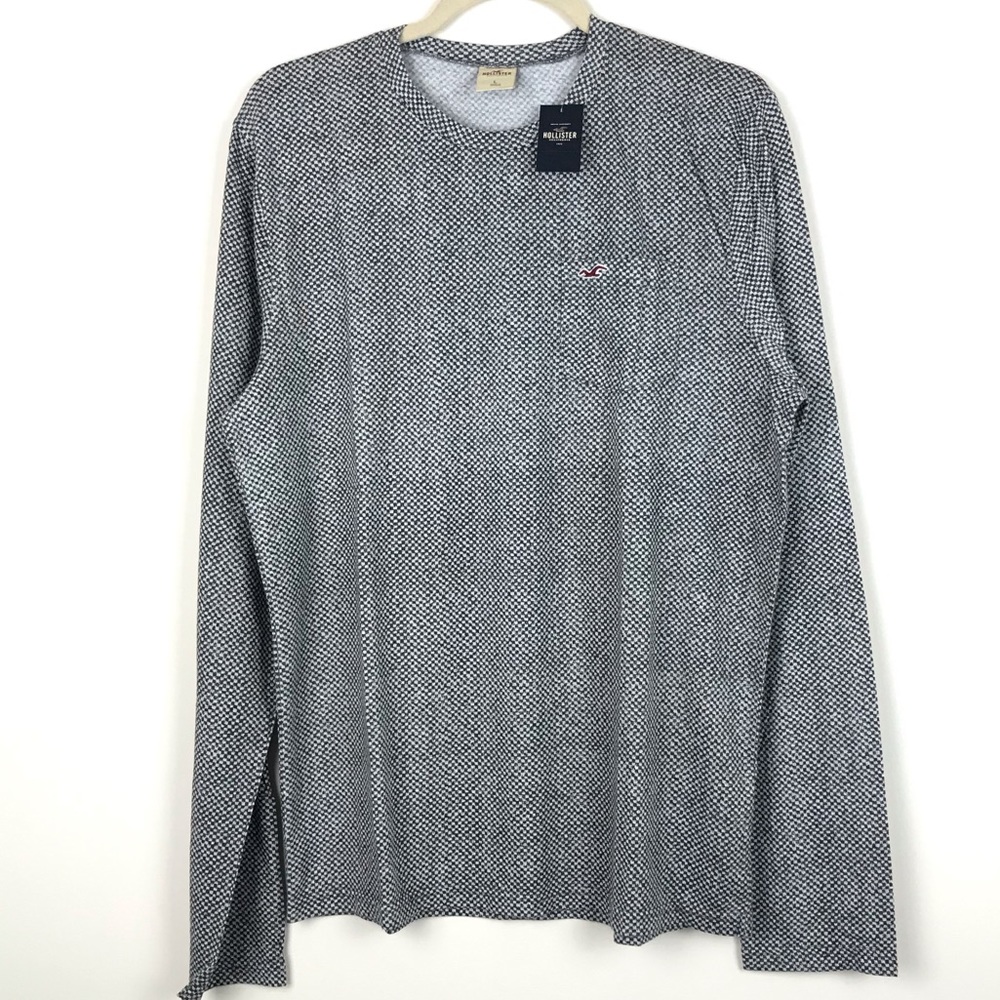 Hollister t-shirt long sleeve (NWT) - gray color